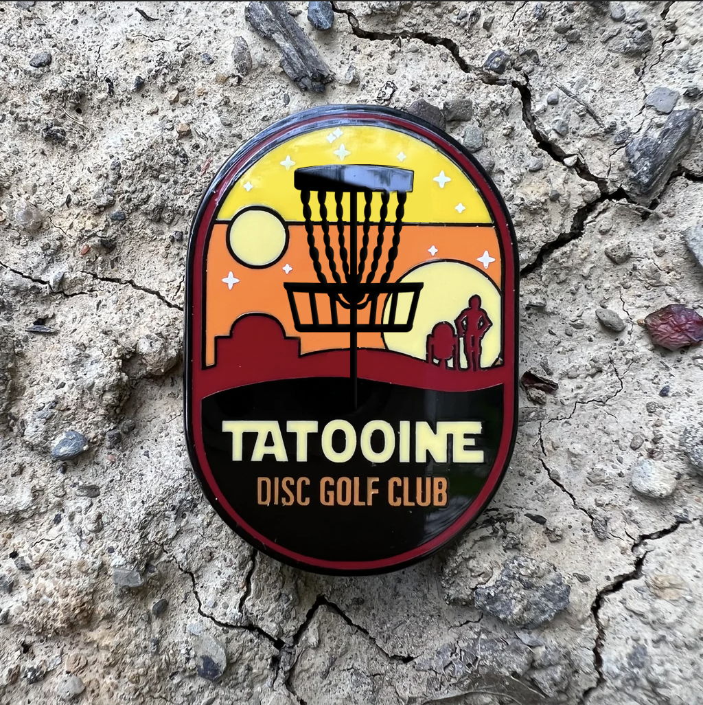 Disc Golf Pins | Tatooine Disc Golf Club Pin