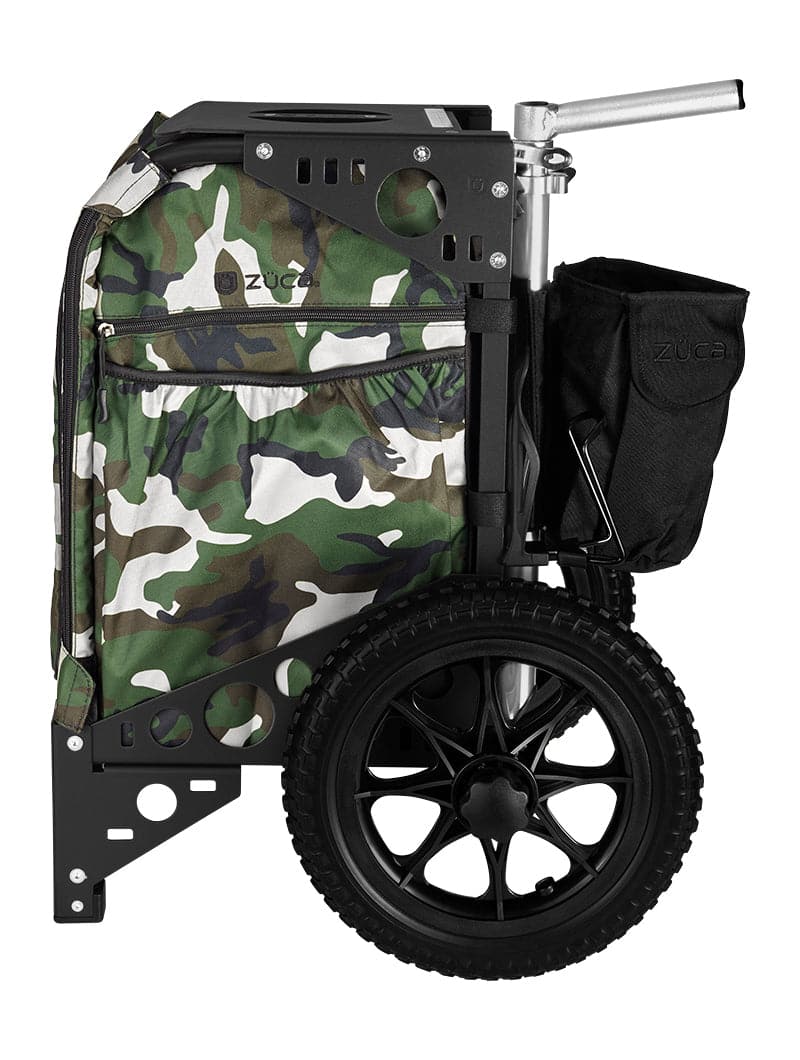 Zuca | All-Terrain Disc Golf Cart | Camo Edition - Jersey Discs