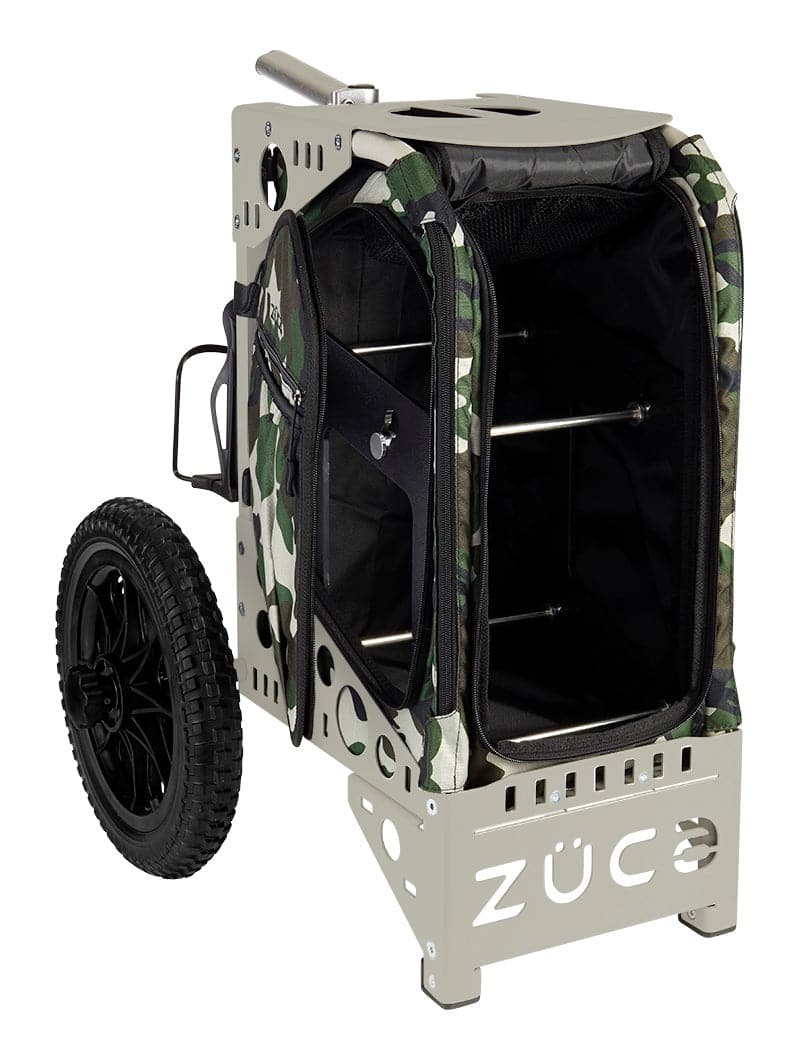 Zuca | All-Terrain Disc Golf Cart | Camo Edition - Jersey Discs