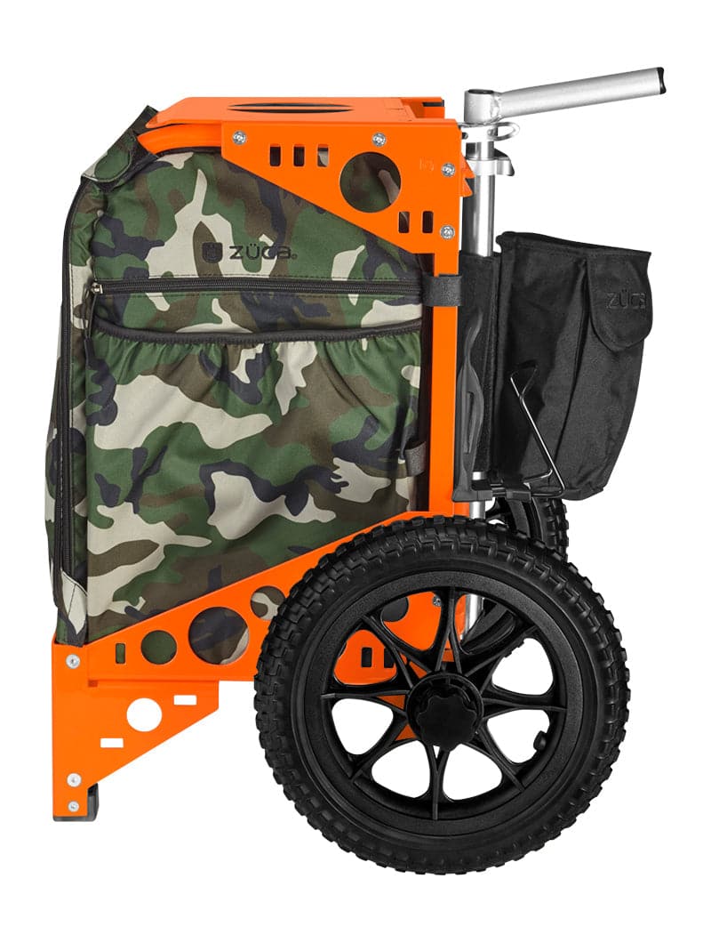 Zuca | All-Terrain Disc Golf Cart | Camo Edition - Jersey Discs