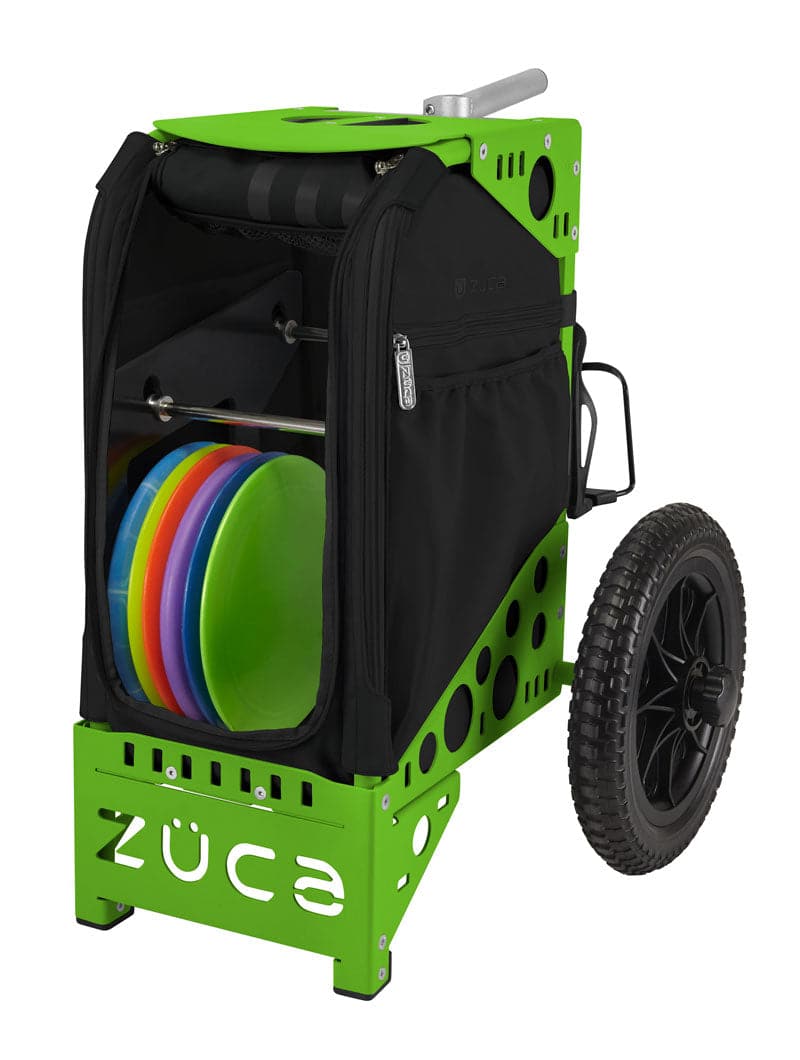Zuca | All-Terrain Disc Golf Cart | Covert Edition - Jersey Discs