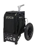 Zuca | Compact Disc Golf Cart | Black Edition - Jersey Discs