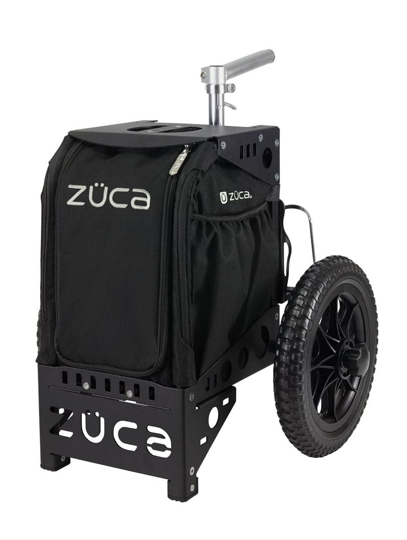 Zuca | Compact Disc Golf Cart | Black Edition - Jersey Discs