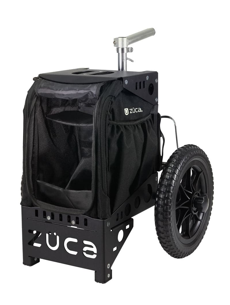 Zuca | Compact Disc Golf Cart | Black Edition - Jersey Discs