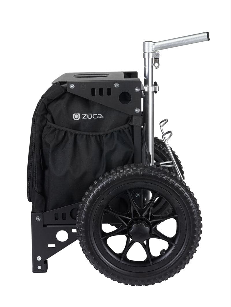 Zuca | Compact Disc Golf Cart | Black Edition - Jersey Discs