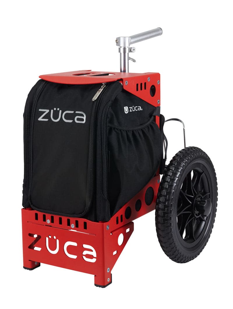 Zuca | Compact Disc Golf Cart | Black Edition - Jersey Discs