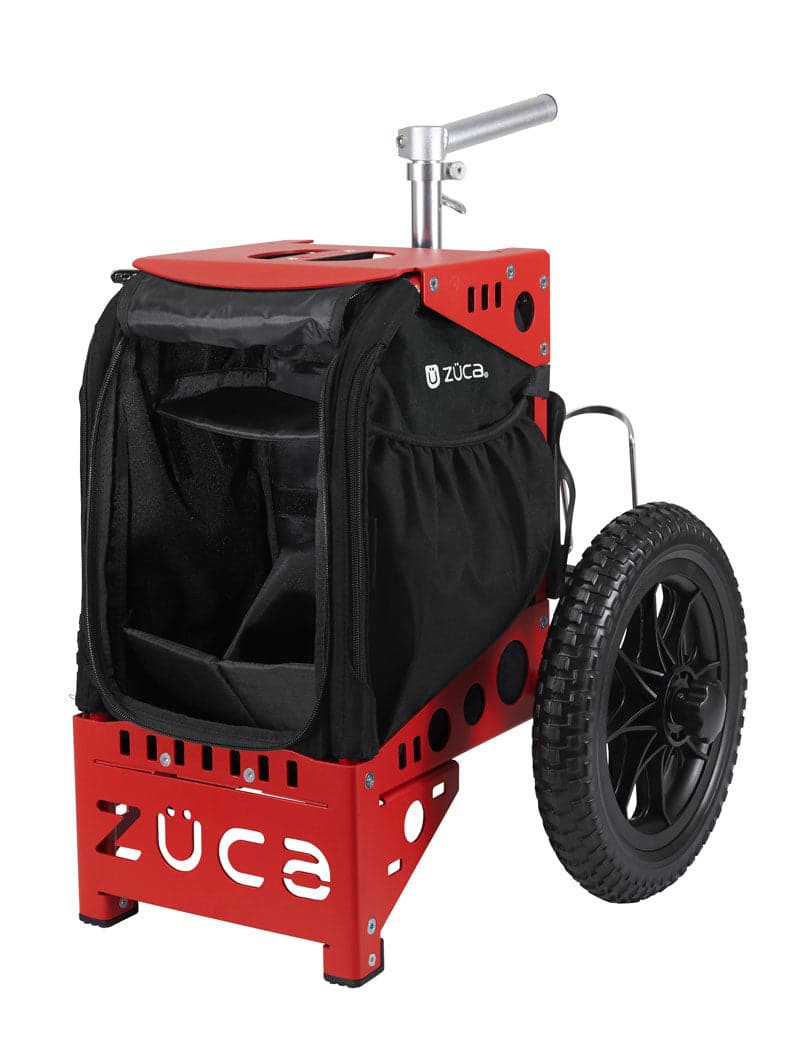 Zuca | Compact Disc Golf Cart | Black Edition - Jersey Discs
