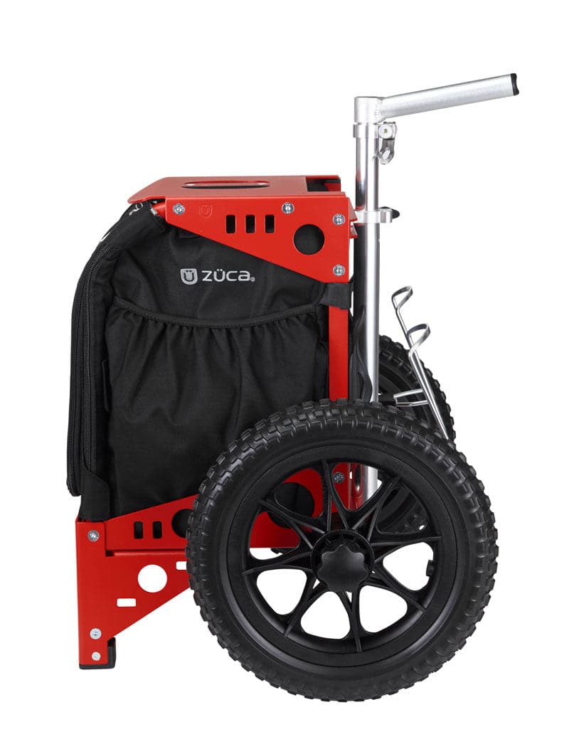 Zuca | Compact Disc Golf Cart | Black Edition - Jersey Discs