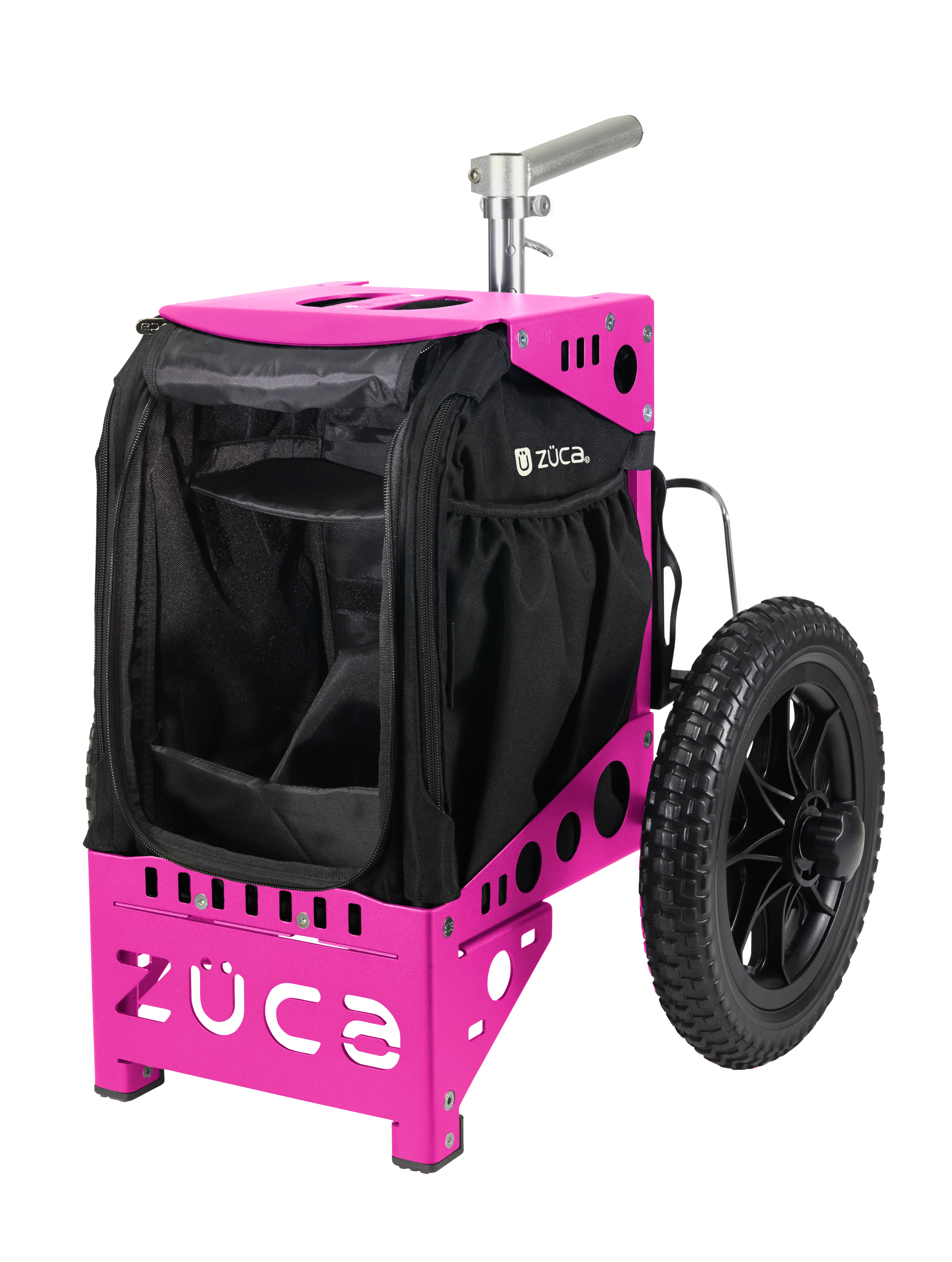 Zuca | Compact Disc Golf Cart | Black Edition - Jersey Discs