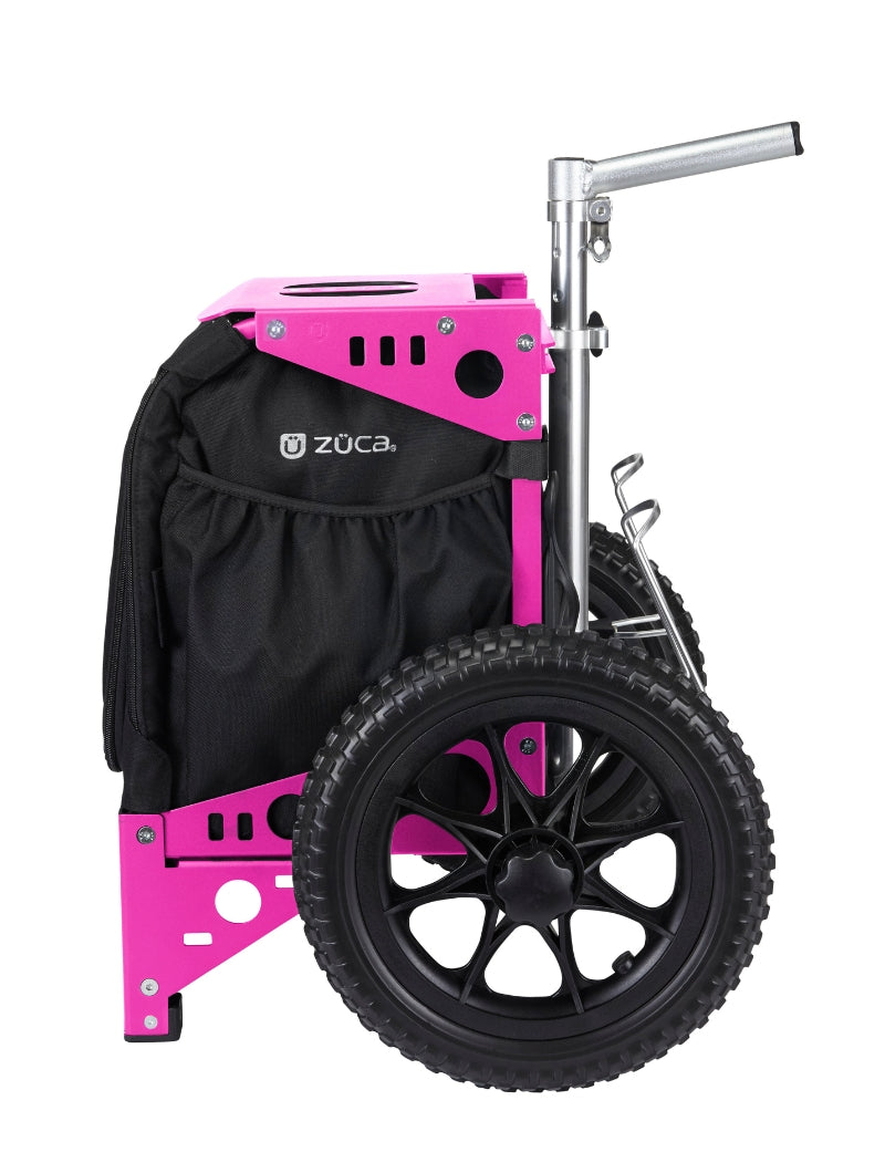 Zuca | Compact Disc Golf Cart | Black Edition - Jersey Discs