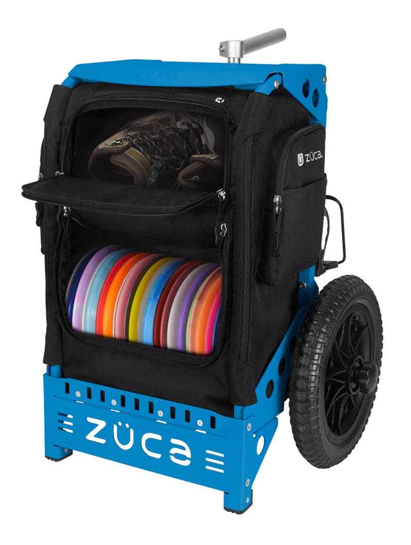 Zuca | Trekker Disc Golf Cart | Black Edition - Jersey Discs