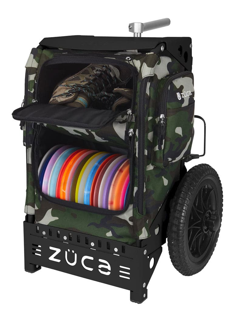 Zuca | Trekker Disc Golf Cart | Camo Edition - Jersey Discs
