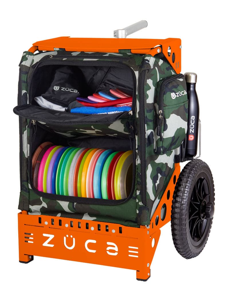 Zuca | Trekker LG Disc Golf Cart | Camo Edition - Jersey Discs