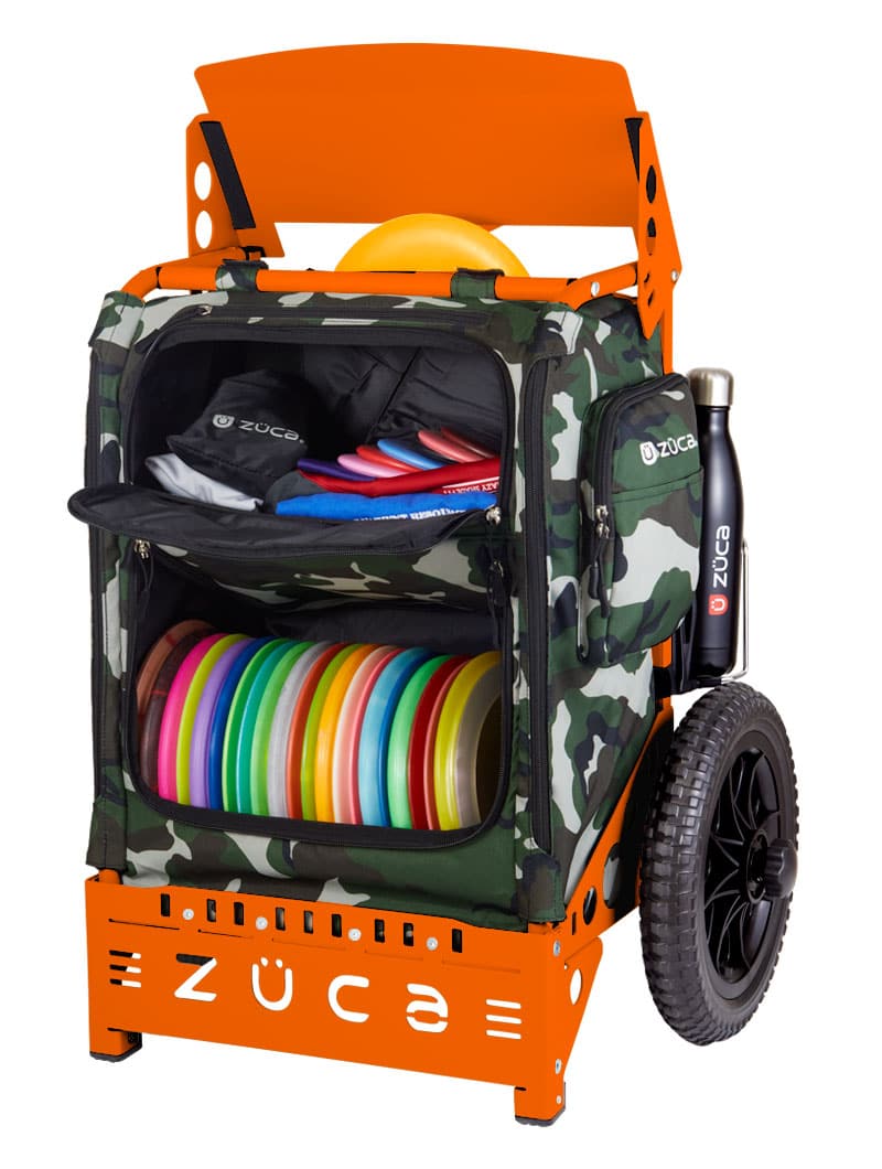 Zuca | Trekker LG Disc Golf Cart | Camo Edition - Jersey Discs