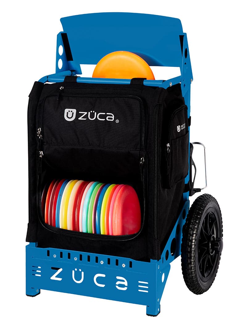 Zuca | Trekker LG Disc Golf Cart | Black Edition - Jersey Discs