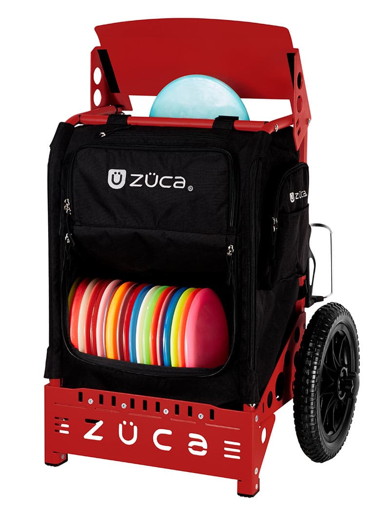 Zuca | Trekker LG Disc Golf Cart | Black Edition - Jersey Discs