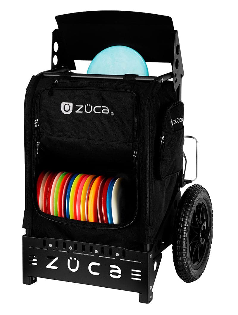 Zuca | Trekker LG Disc Golf Cart | Black Edition - Jersey Discs