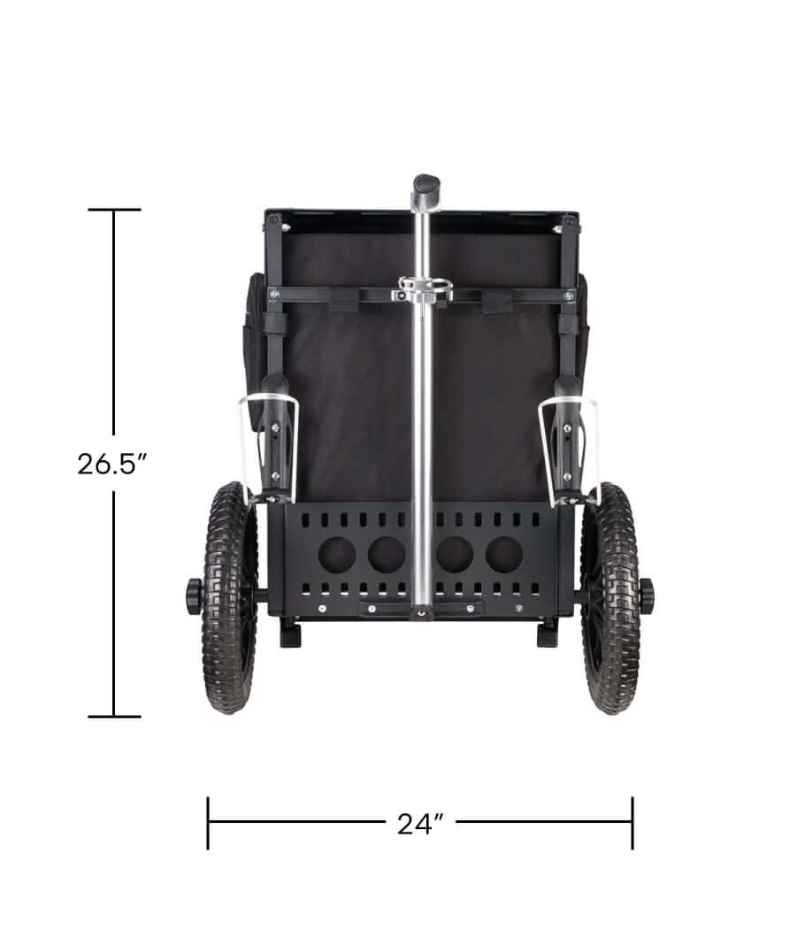 Zuca | Trekker LG Disc Golf Cart | Black Edition - Jersey Discs