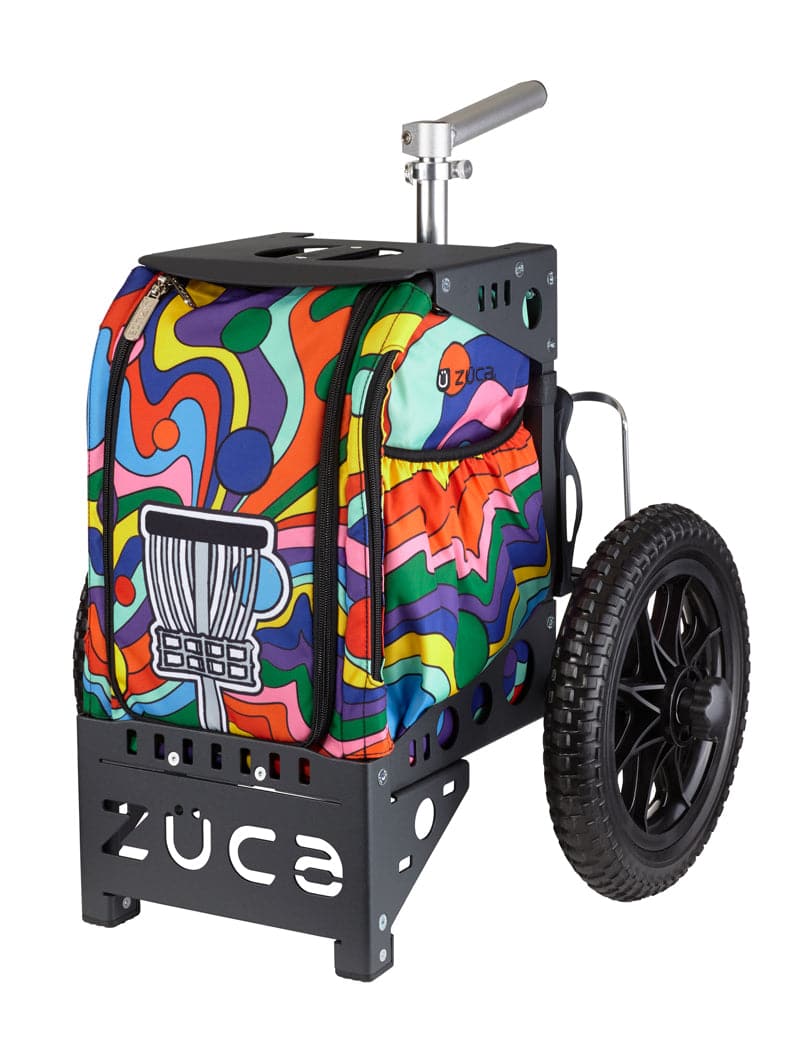 Zuca | Compact Disc Golf Cart | Smooth Roller Edition - Jersey Discs