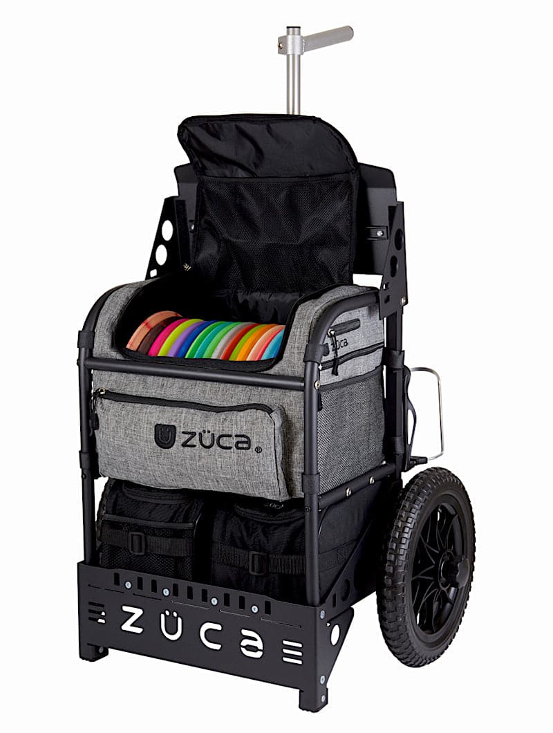 Zuca | Transit Disc Golf Cart | Charcoal Gray Edition - Jersey Discs