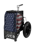 Zuca | Compact Disc Golf Cart | Old Glory Edition - Jersey Discs