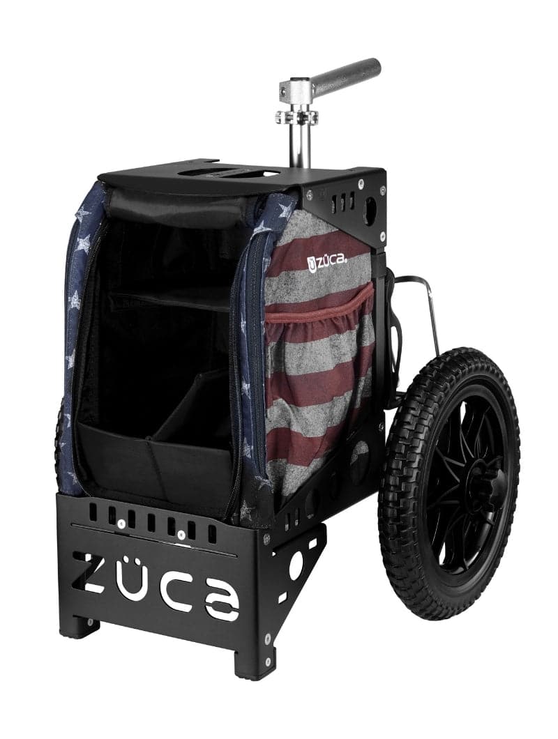 Zuca | Compact Disc Golf Cart | Old Glory Edition - Jersey Discs