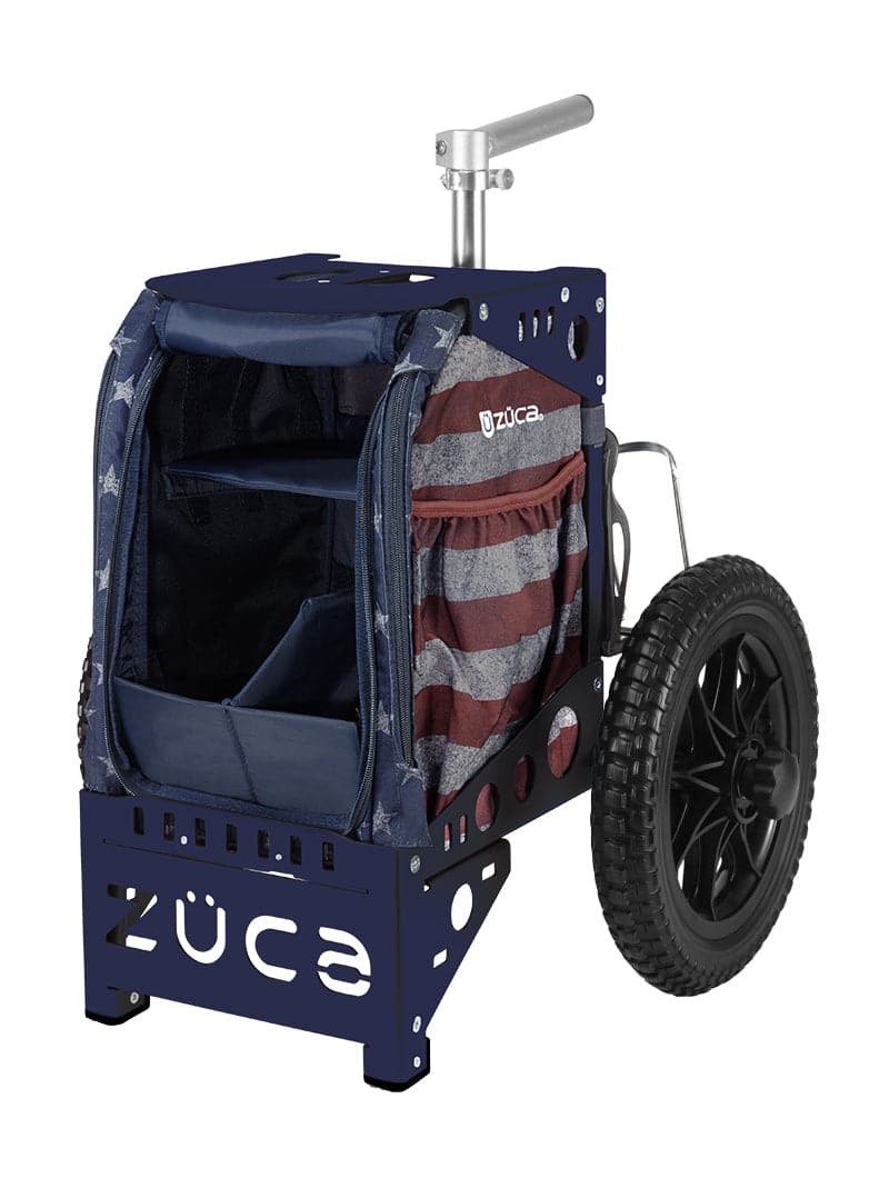 Zuca | Compact Disc Golf Cart | Old Glory Edition - Jersey Discs