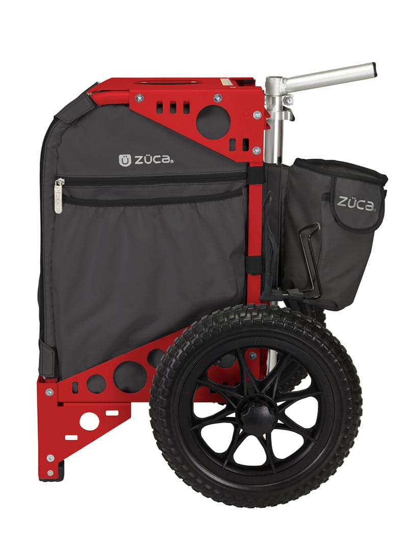 Zuca | All-Terrain Disc Golf Cart | Gunmetal Edition - Jersey Discs