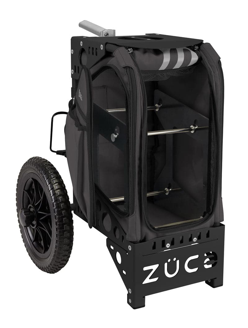 Zuca | All-Terrain Disc Golf Cart | Gunmetal Edition - Jersey Discs