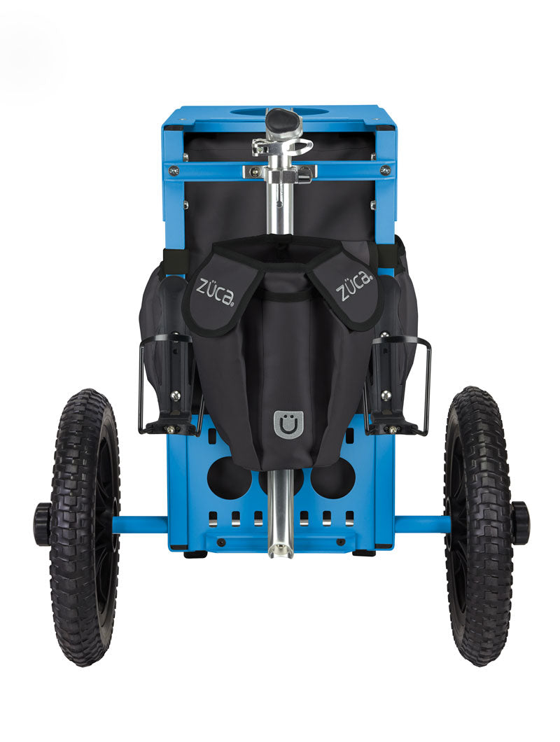 Zuca | All-Terrain Disc Golf Cart | Gunmetal Edition - Jersey Discs