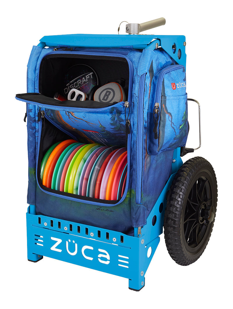 Zuca | Trekker Disc Golf Cart | Birdie Pines Edition - Jersey Discs
