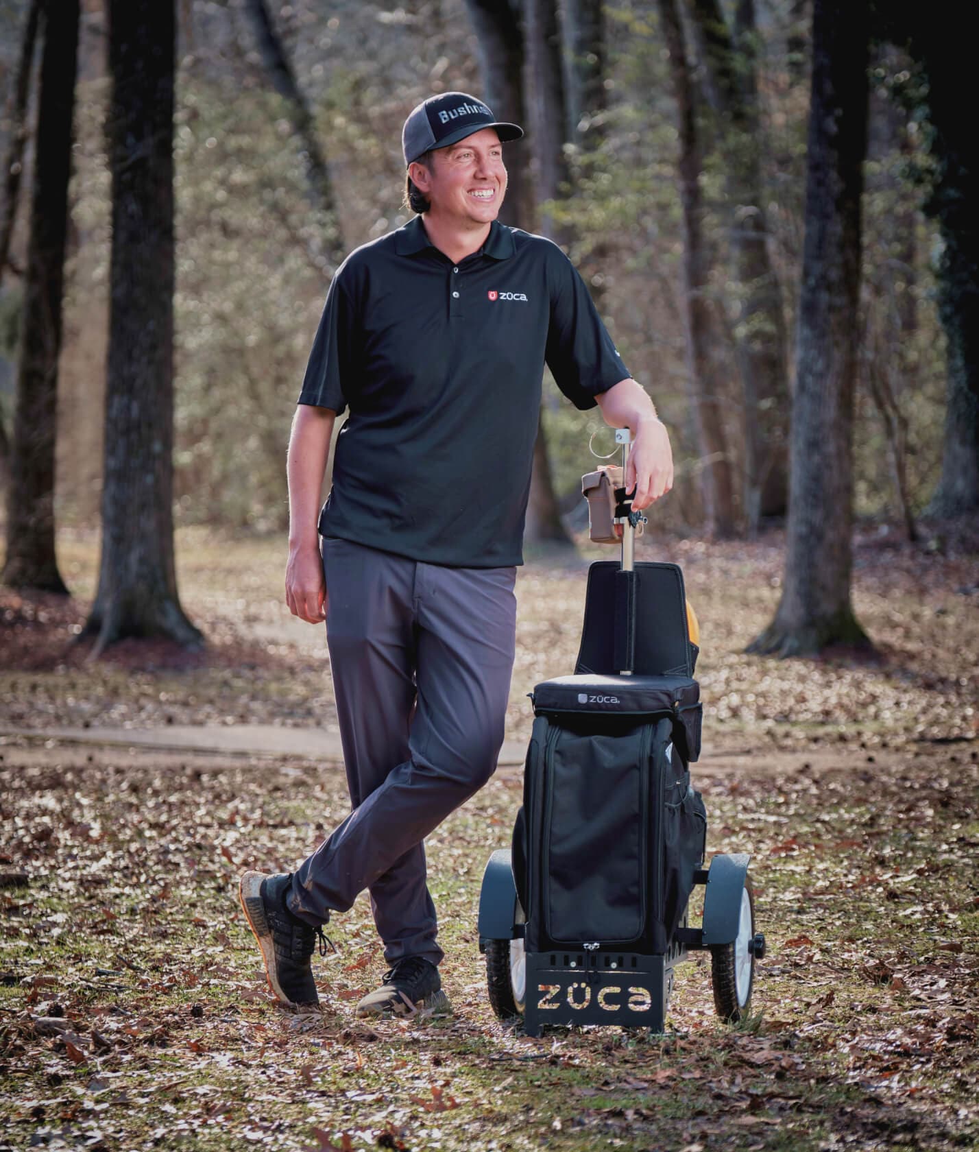 Zuca | All-Terrain Disc Golf Cart | Paul Uibarri Edition - Jersey Discs