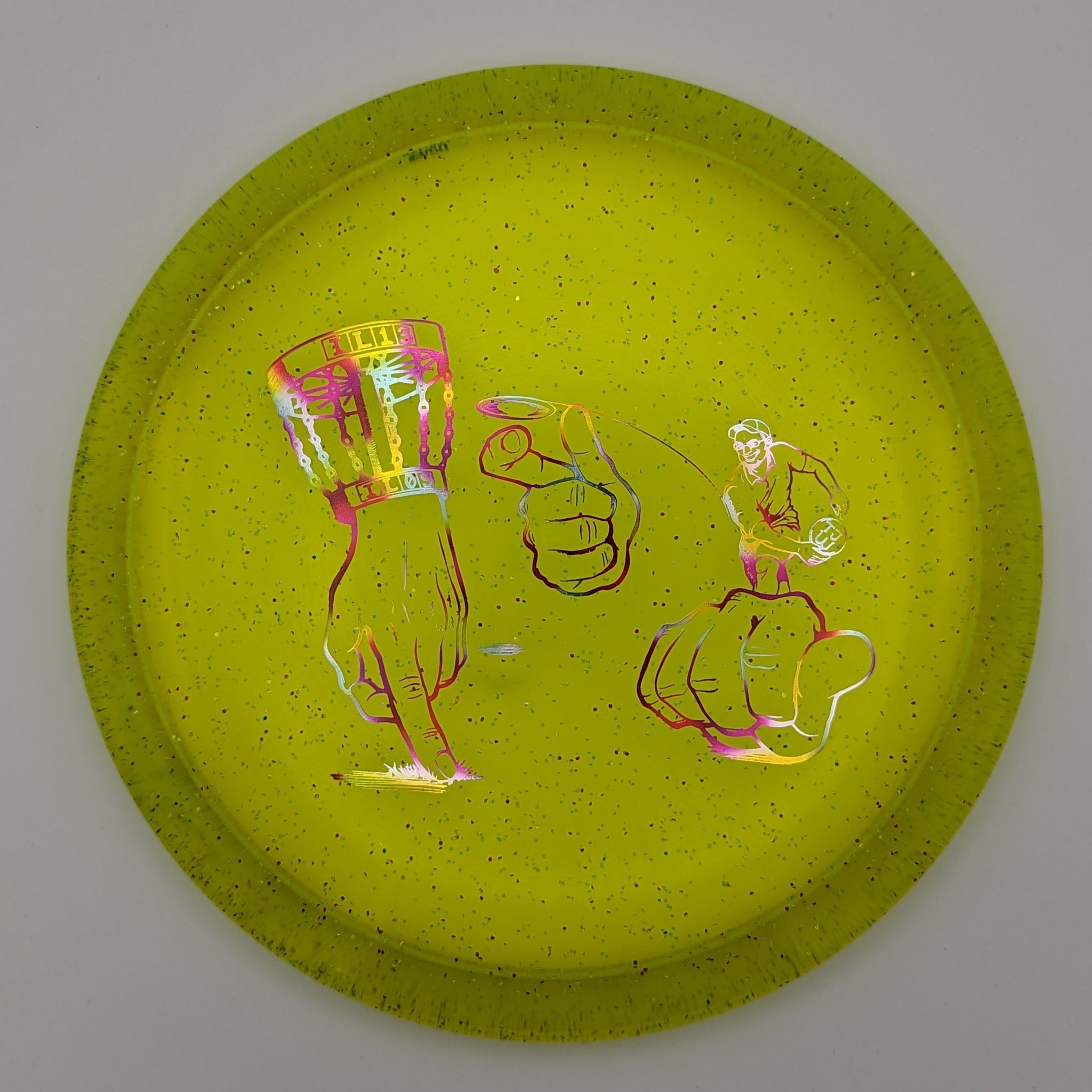 DGA Midrange Quake SP-Line Kent Schafer's Deaf Series #1 Dayglo