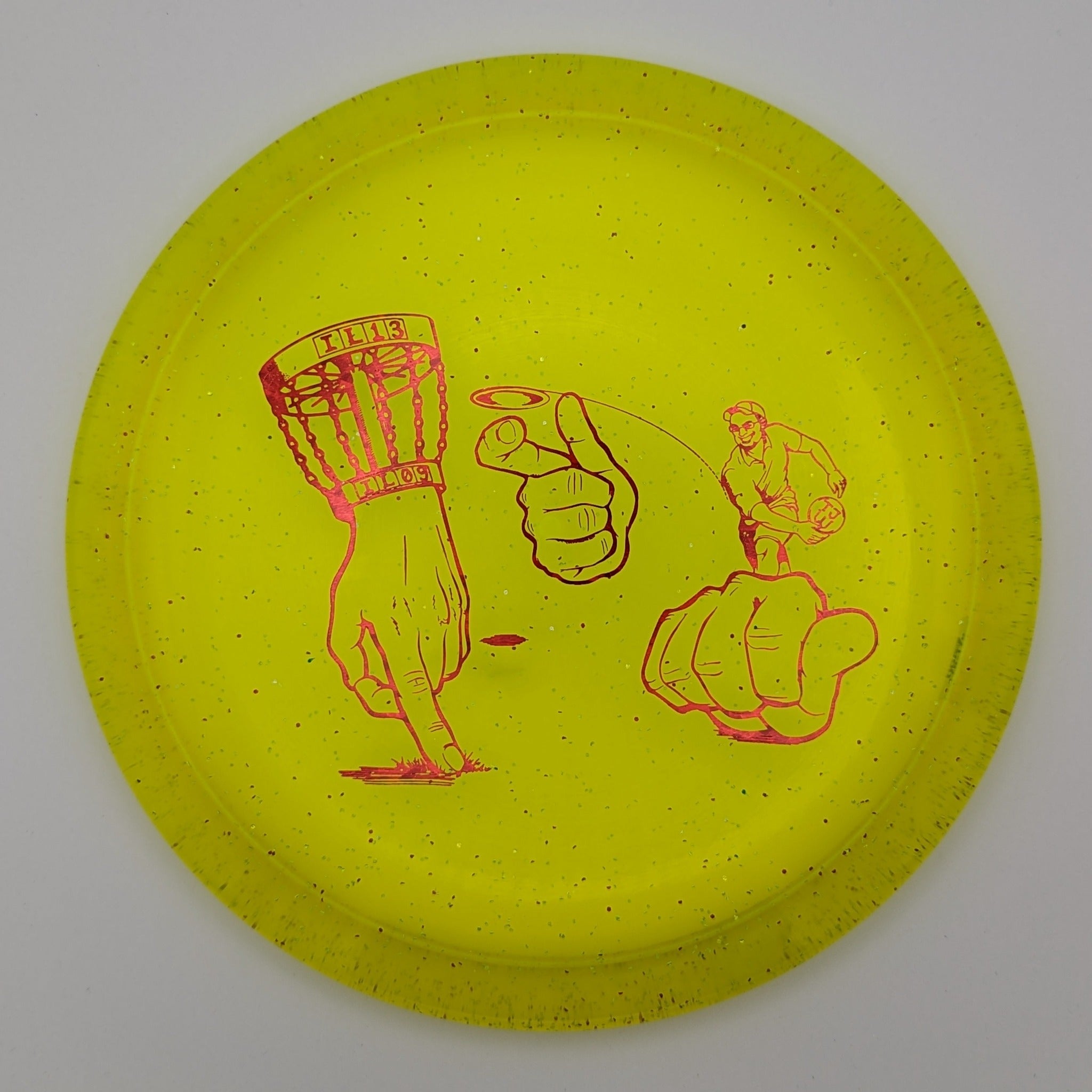 DGA Midrange Quake SP-Line Kent Schafer's Deaf Series #1 Dayglo