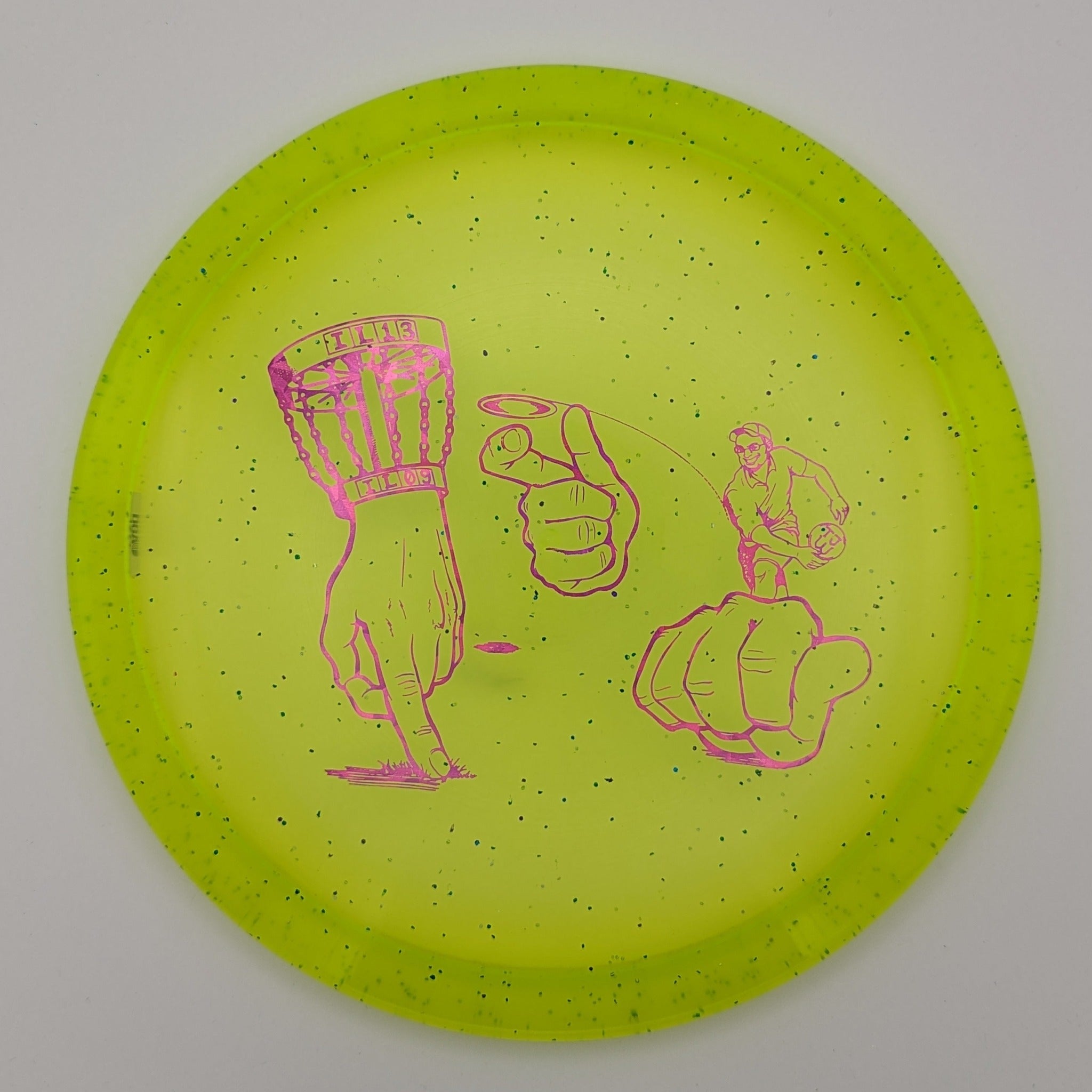 DGA Midrange Quake SP-Line Kent Schafer's Deaf Series #1 Dayglo