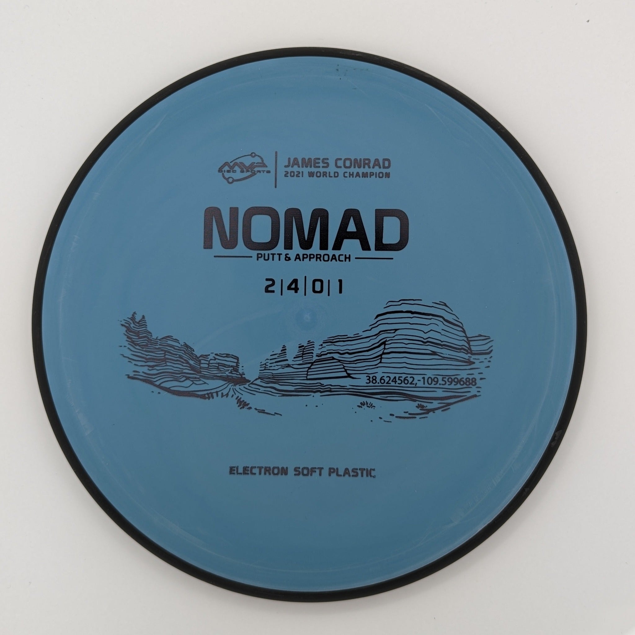 MVP Putt & Approach Nomad Electron Soft Plastic Blue