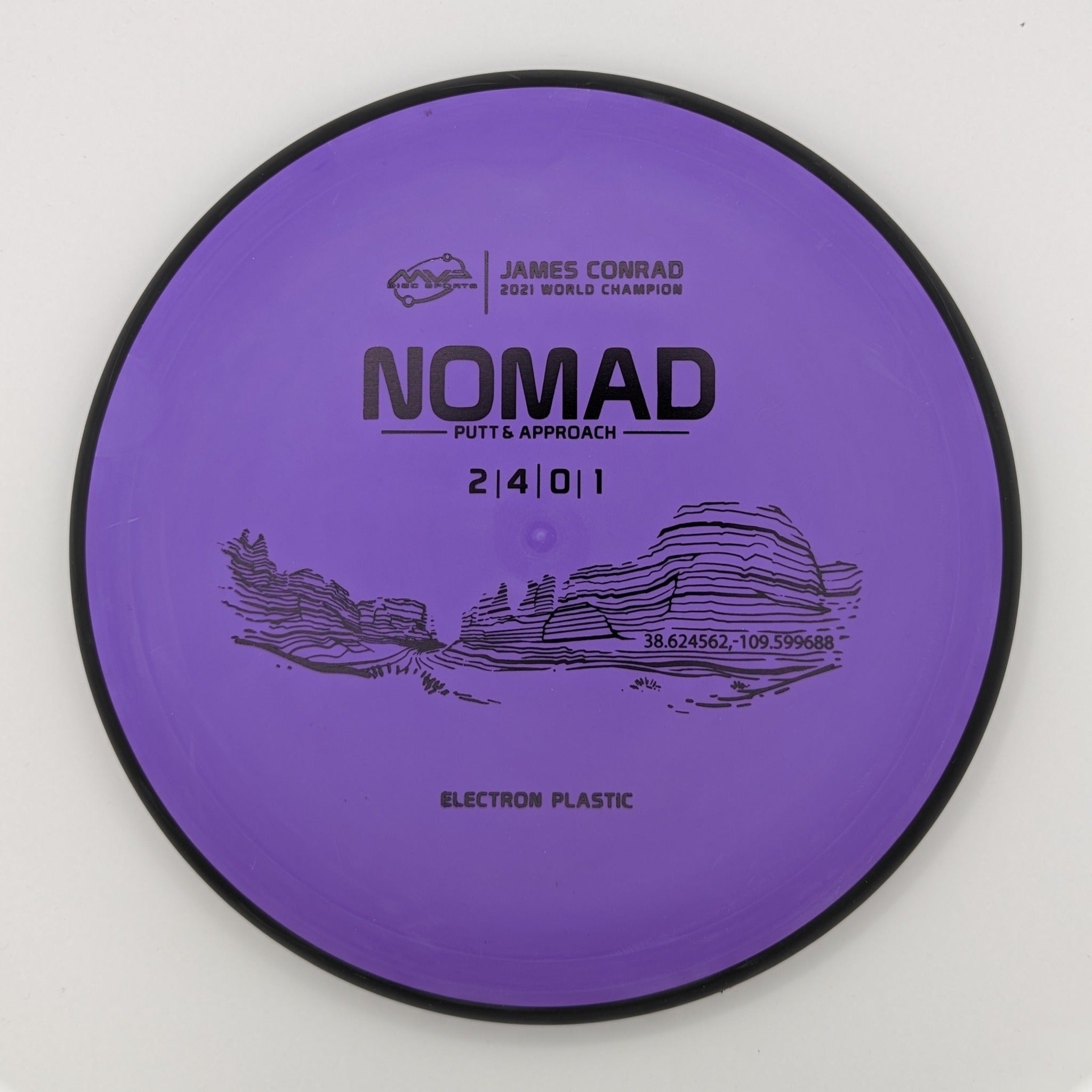 MVP Putt & Approach Nomad Electron Plastic Purple