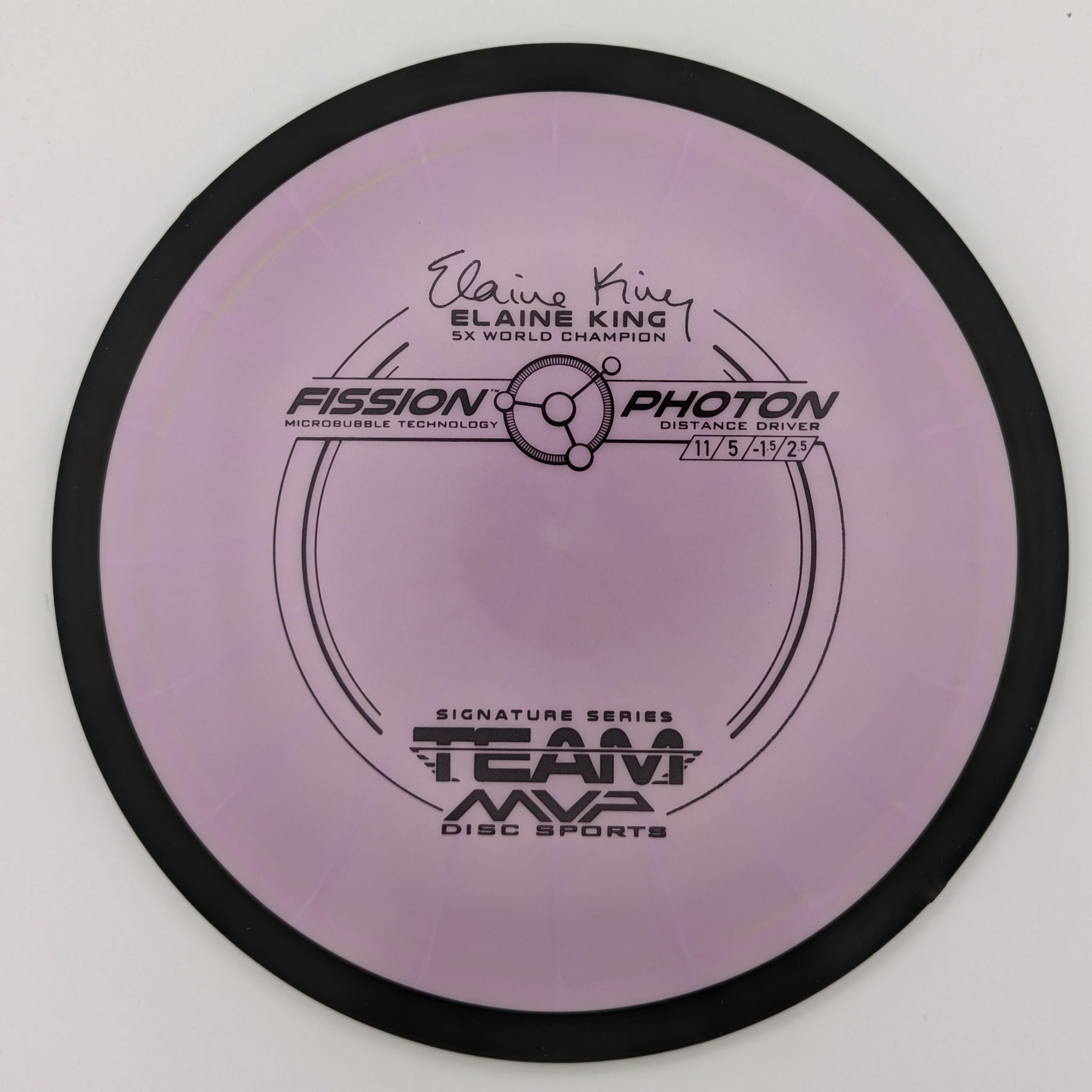 MVP Distance Driver Photon Elaine King Fission Plastic Purple