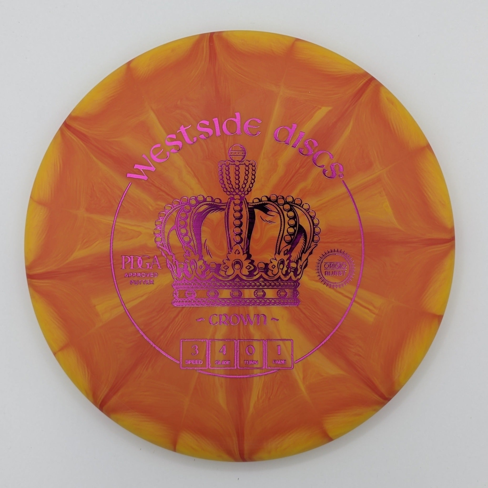 WESTSIDE Putt & Approach Crown Origio Burst Orange