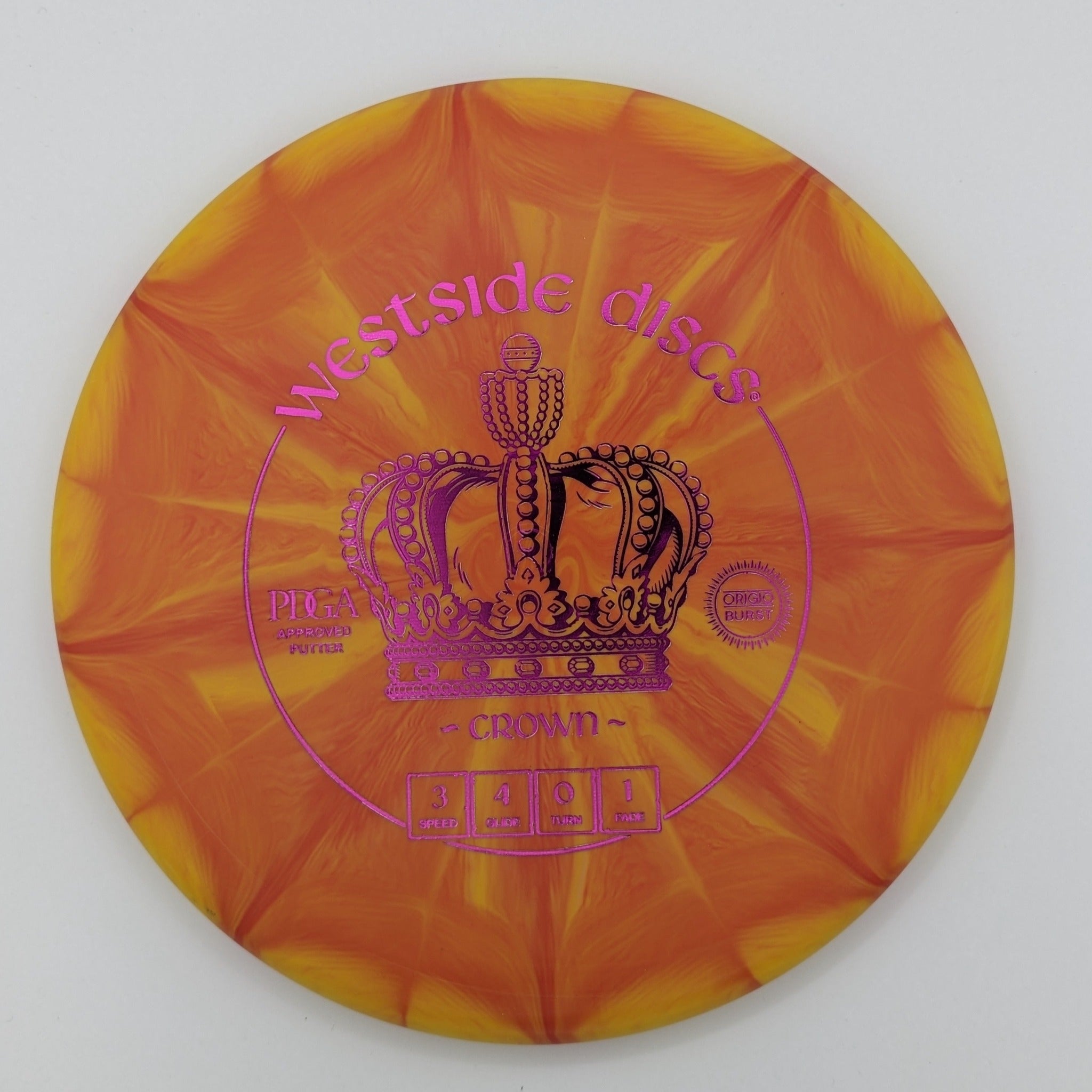 WESTSIDE Putt & Approach Crown Origio Burst Orange