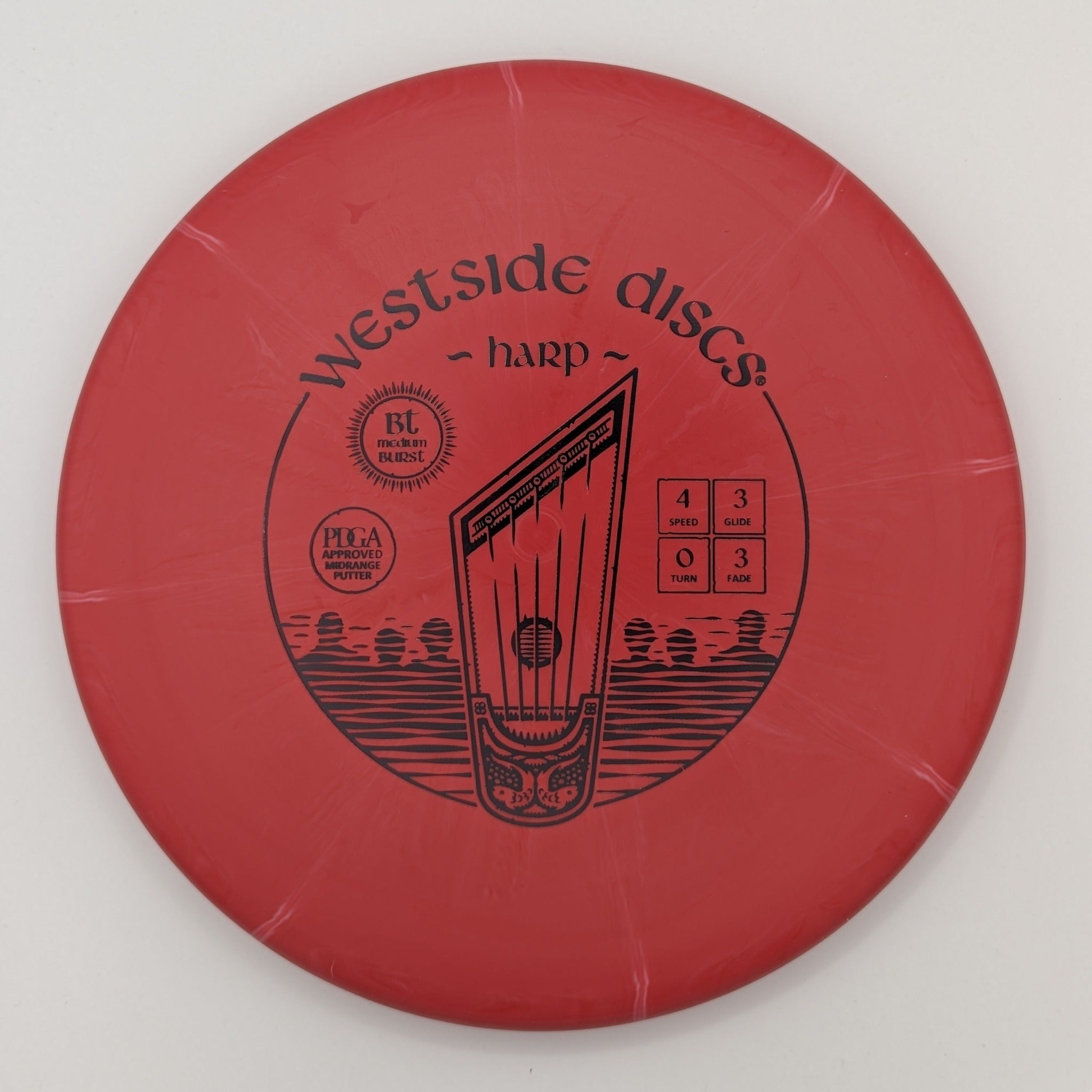 WESTSIDE Putt & Approach Harp BT Medium Burst Red