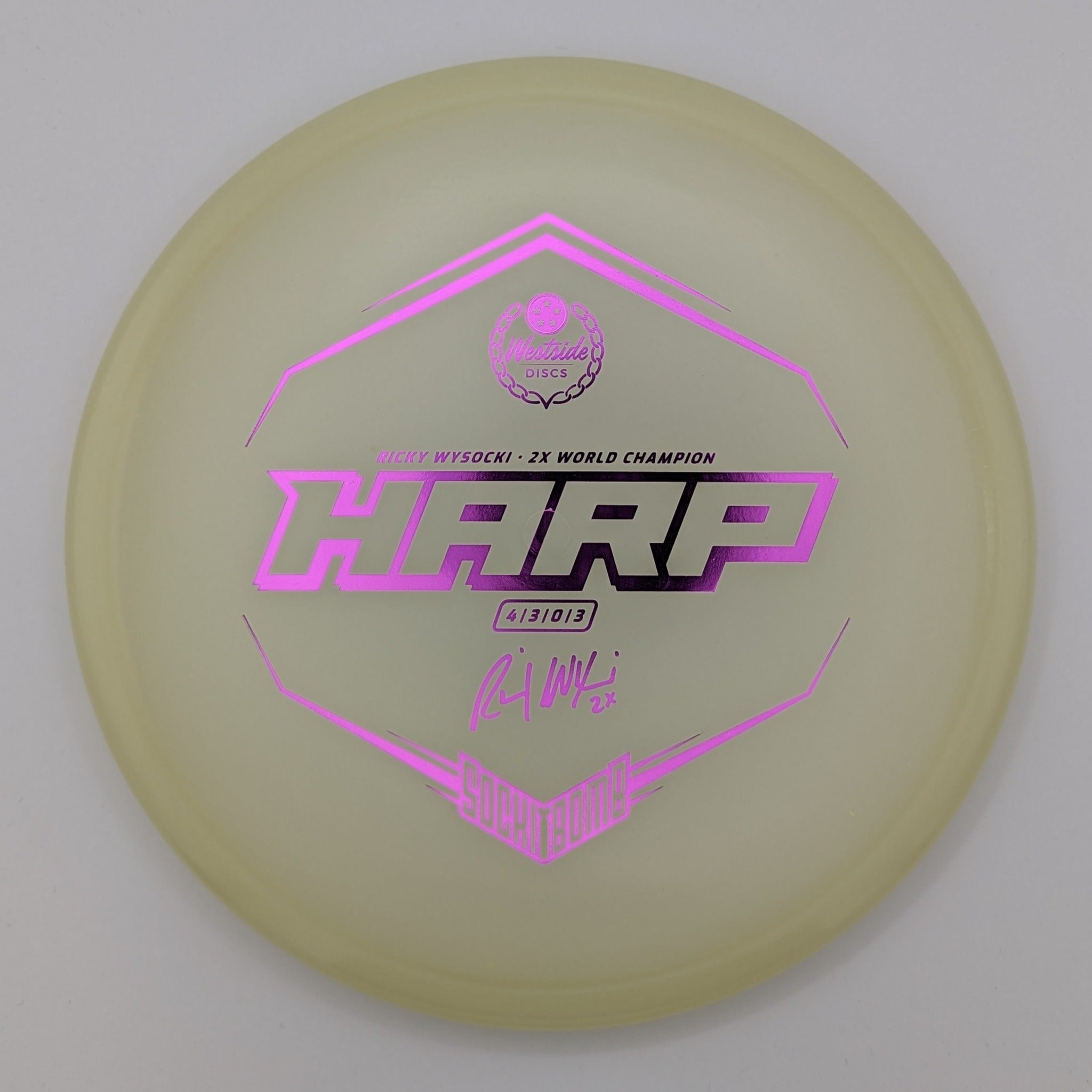 WESTSIDE Putt & Approach Harp Moonshine Ricky Wysocki Sockibomb Stamp Glow