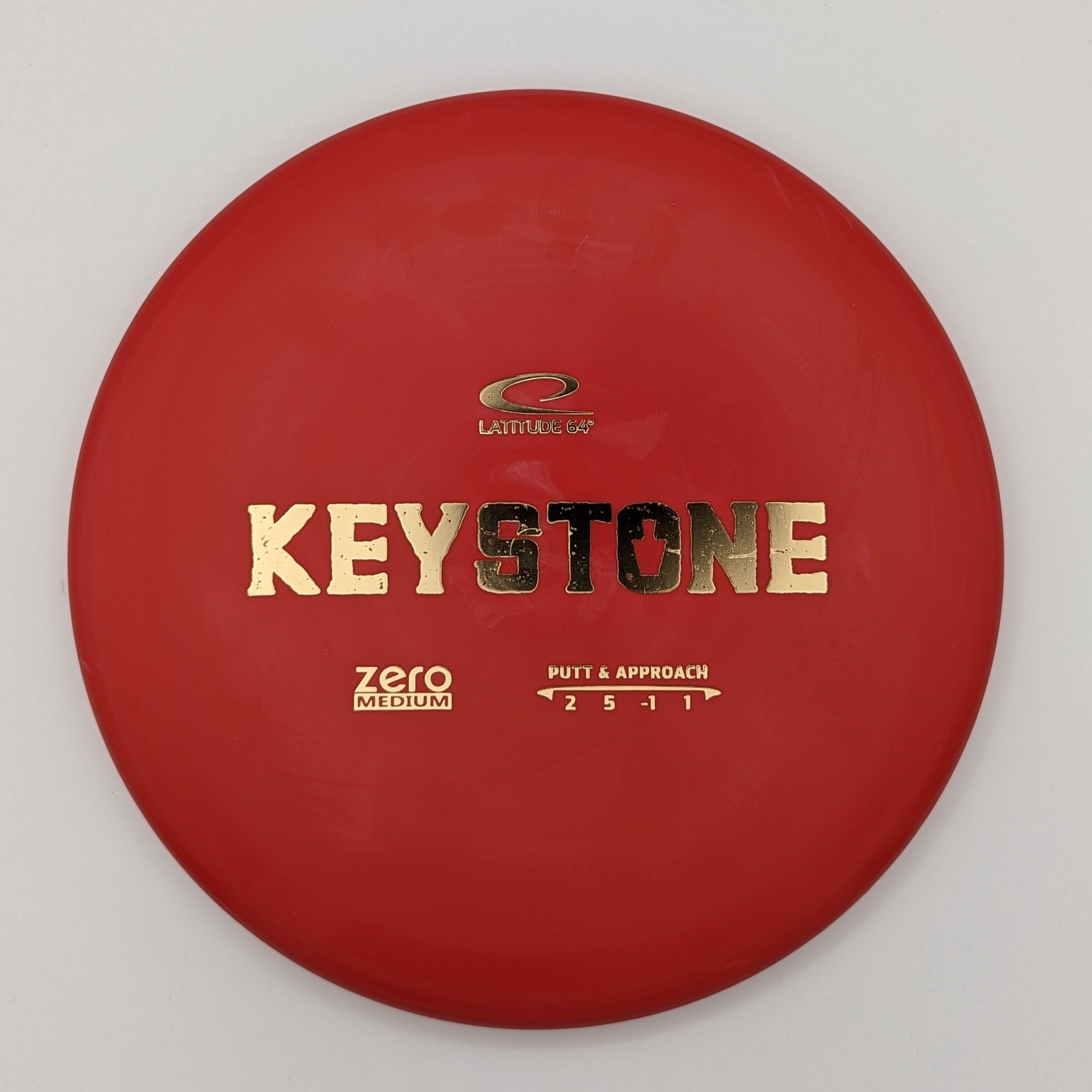 LATITUDE64 Putt & Approach Keystone Zero Medium Red