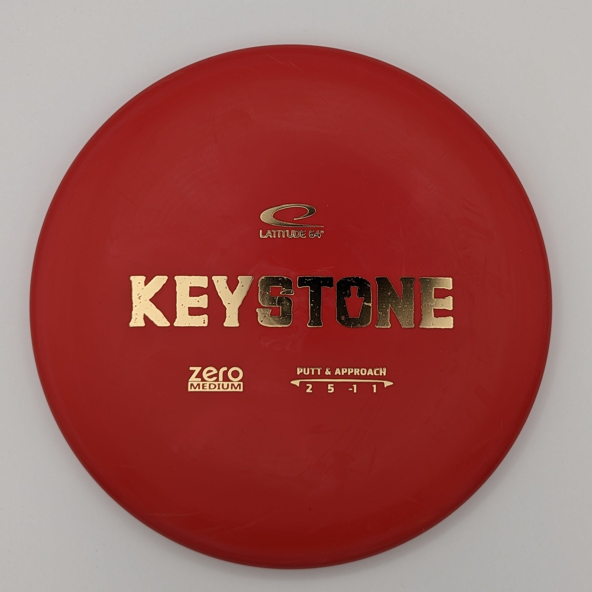 LATITUDE64 Putt & Approach Keystone Zero Medium Red