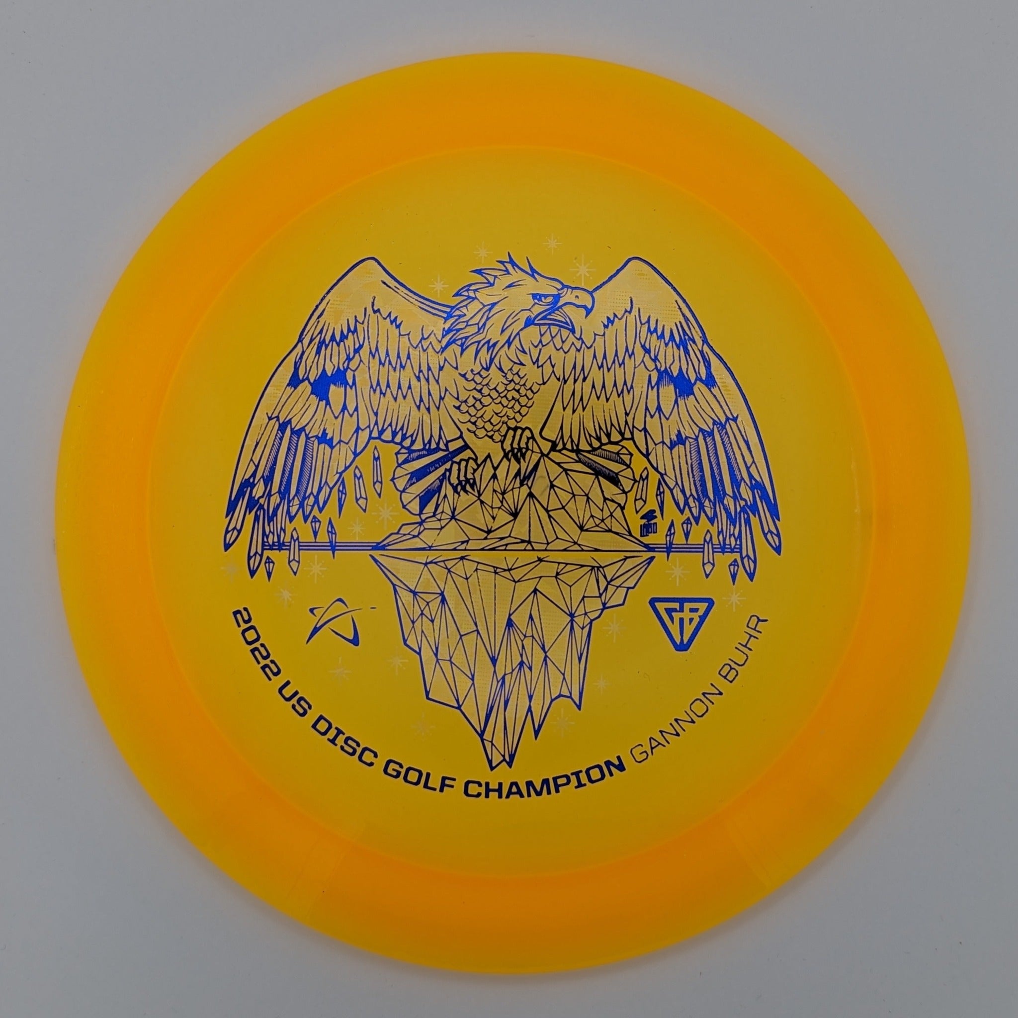 PRODIGY Distance Driver D1 400 Plastic Gannon Buhr U.S. Champion Stamp Light Orange