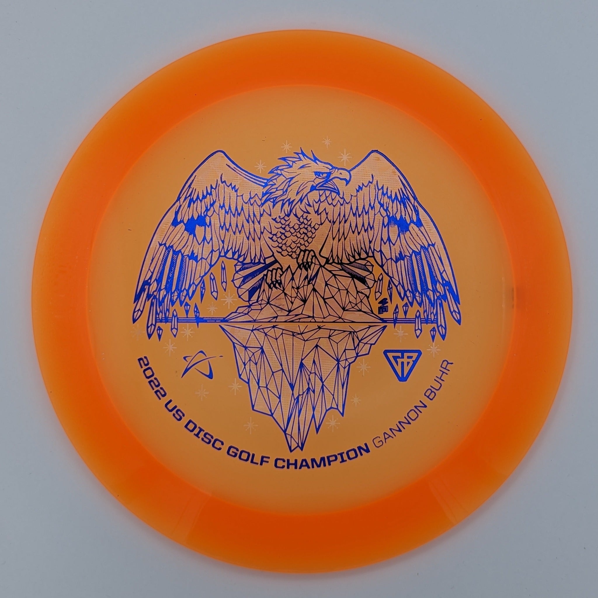 PRODIGY Distance Driver D1 400 Plastic Gannon Buhr U.S. Champion Stamp Orange