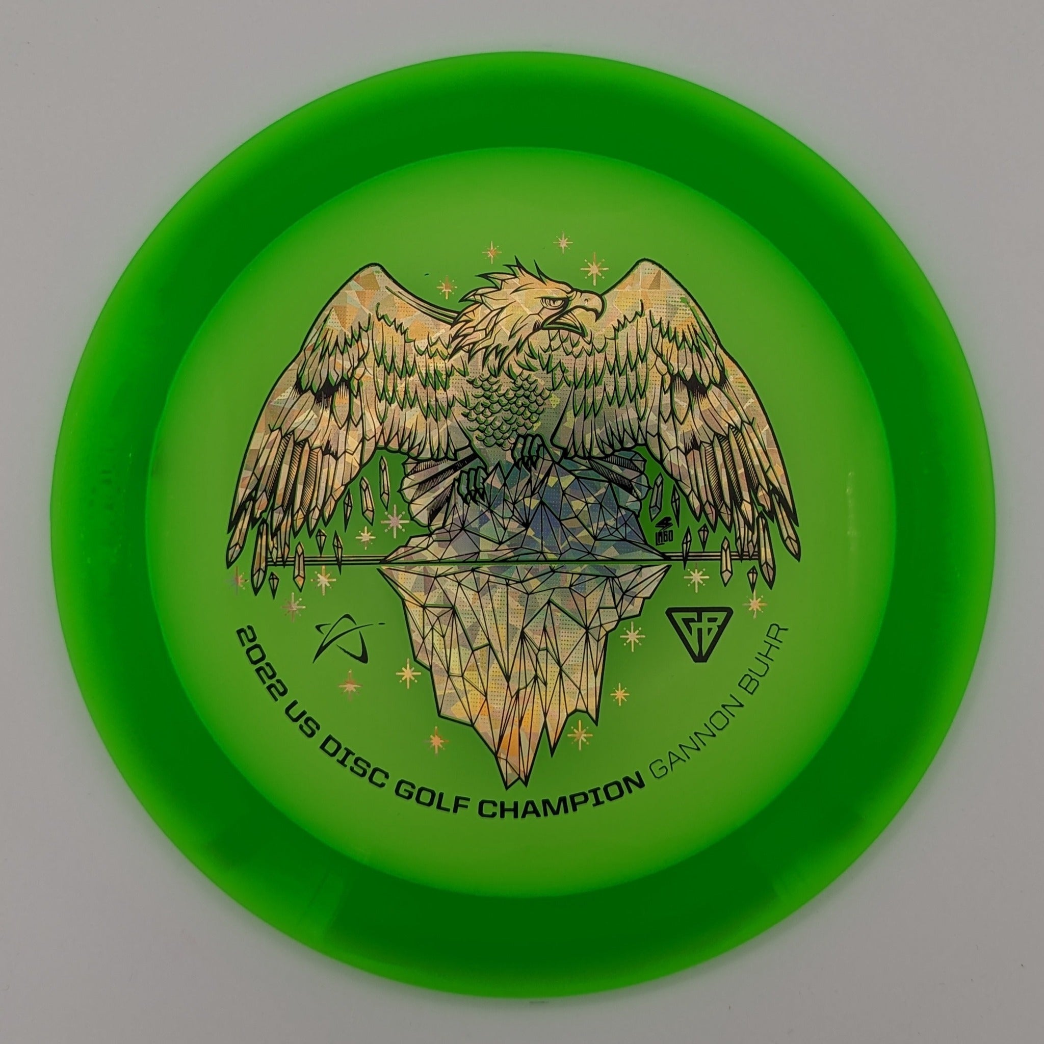 PRODIGY Distance Driver D1 400 Plastic Gannon Buhr U.S. Champion Stamp Green