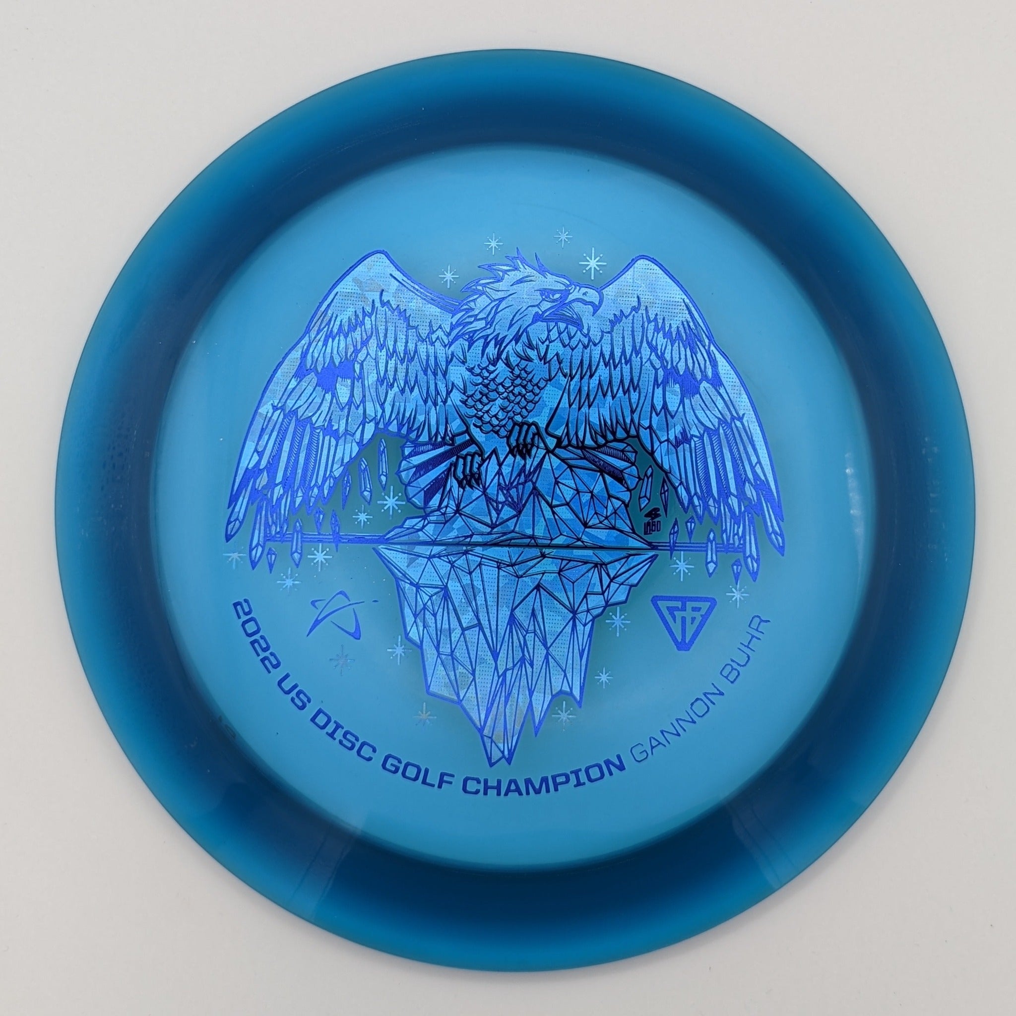 PRODIGY Distance Driver D1 400 Plastic Gannon Buhr U.S. Champion Stamp Blue