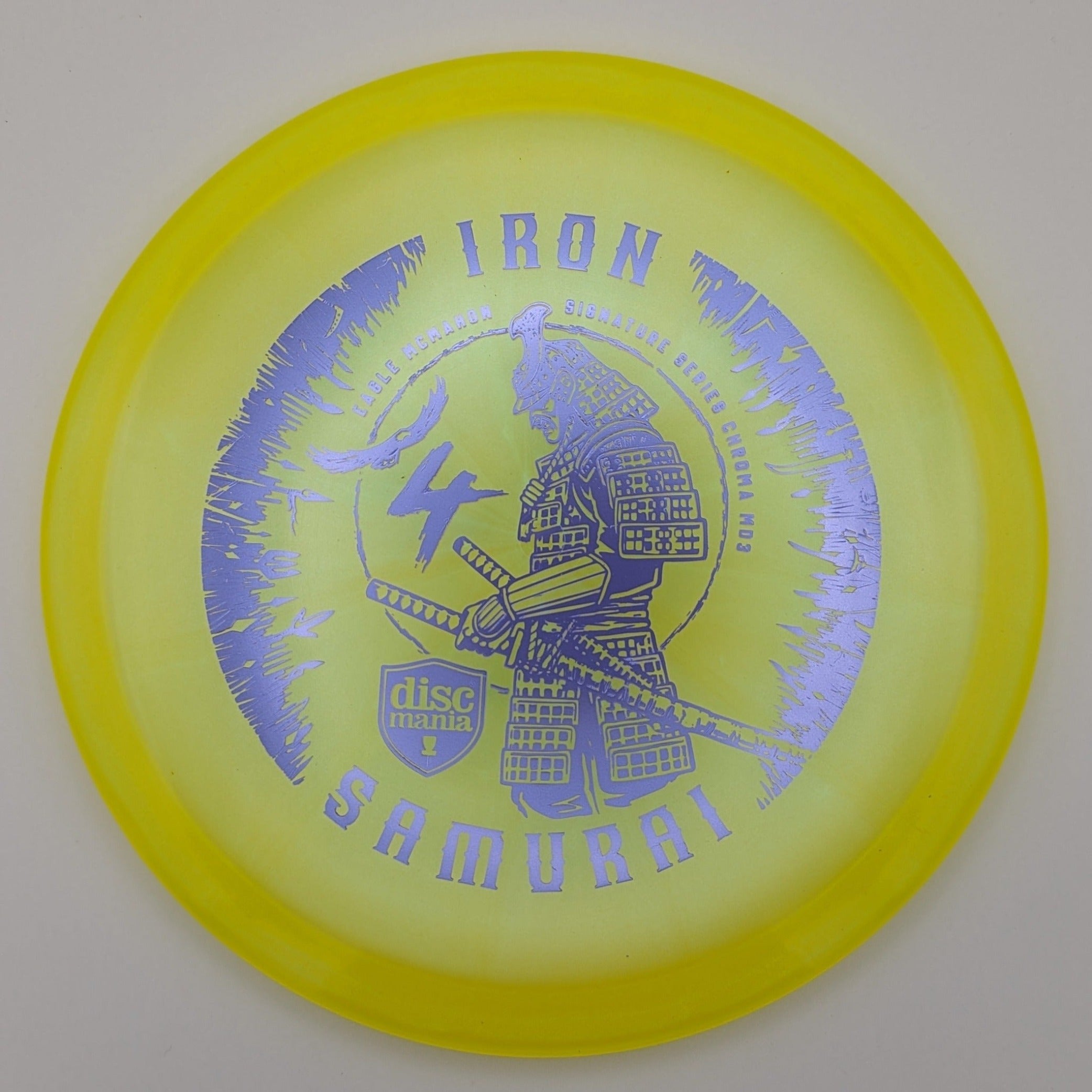 DISCMANIA Midrange MD3 Chroma Iron Samurai 4 Eagle McMahon Signature Series Yellow