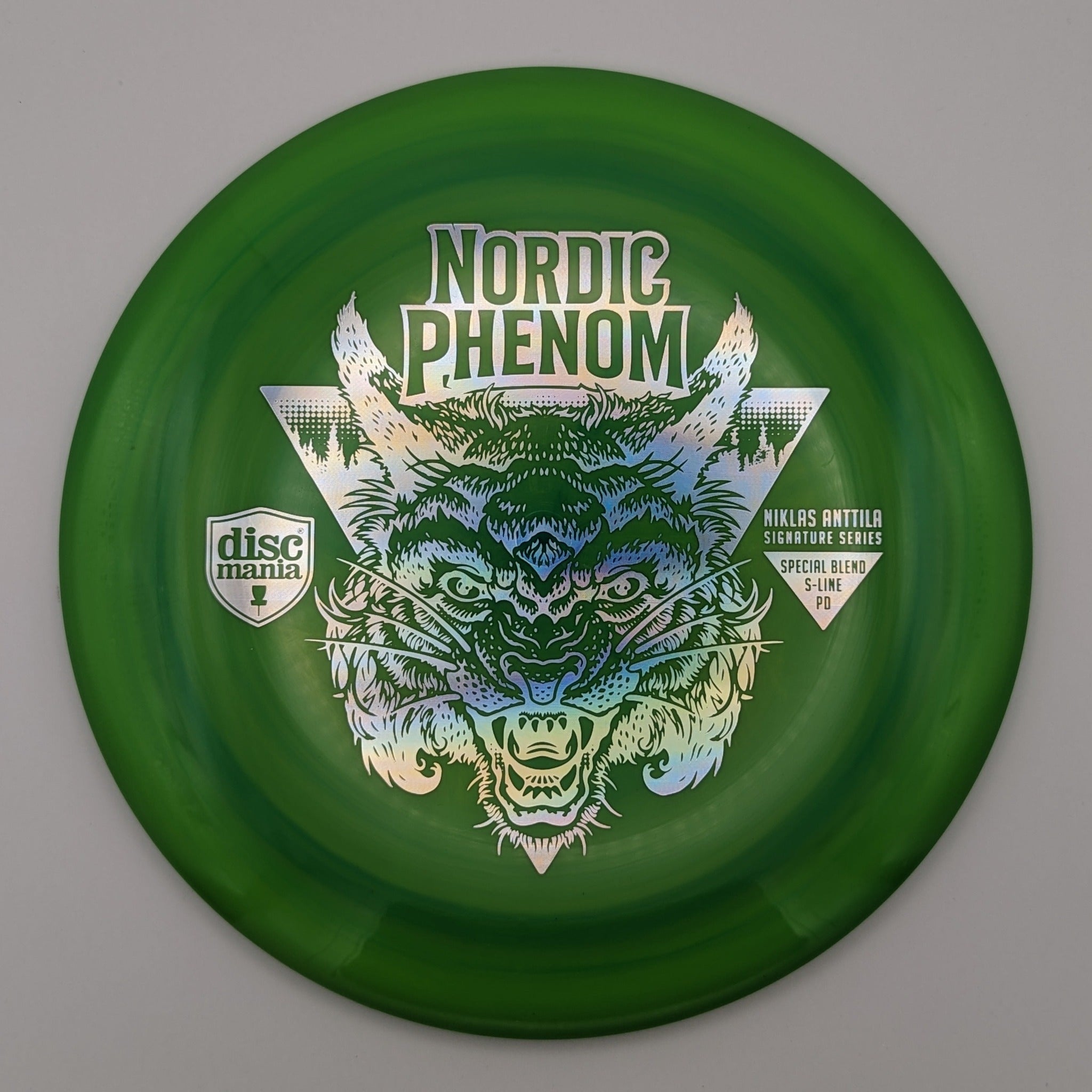 DISCMANIA Power Driver PD Special Blend S-Line Nordic Phenom Niklas Anttila Signature Series Green